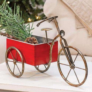 Rustic Red Tricycle - The Fox Decor